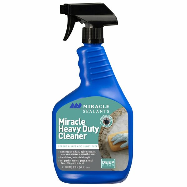 Miracle Sealants Sealant, Heavy Duty Cleaner, Acid Subtitute, 32 Ounce 371645
